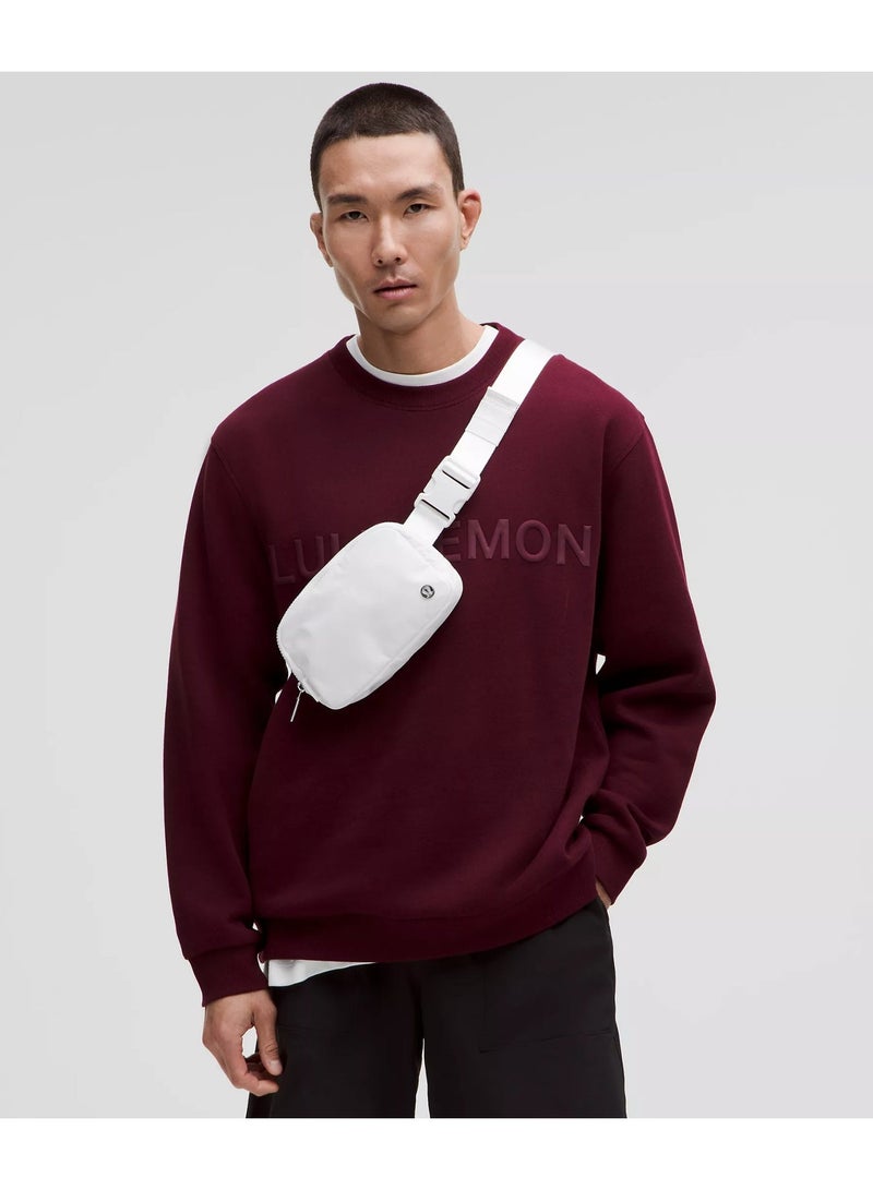 لولوليمون حقيبة حزام صغيرة الحجم في كل مكان، أساسية بدون استخدام اليدين مع جيوب بسحاب لتوفير الراحة أثناء التنقل، باللون الأبيض - Image 3